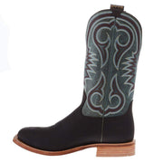 Hyer Boots Mens Codell Vintage Camel 13 In Denim Bravo Goat Top Cowboy Boot