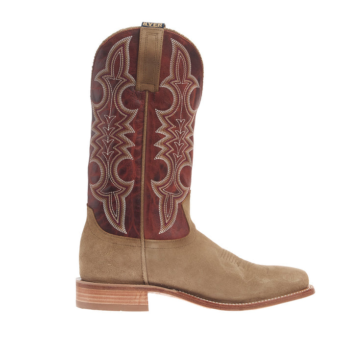 Hyer Boots Men's Sand Roughout Vamp 13In Orange Vintage Top Boot