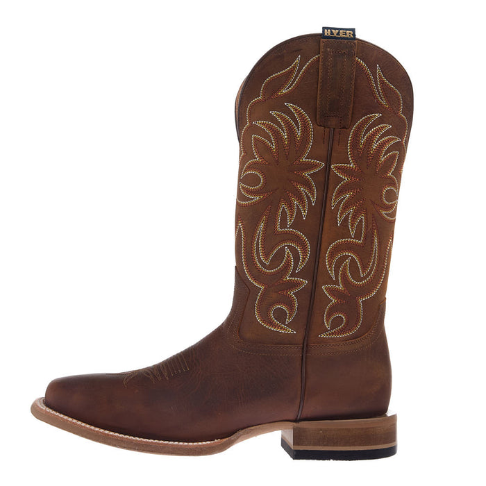 Hyer Boots Men's Burdett Brown Butter Cowhide Vamp 13