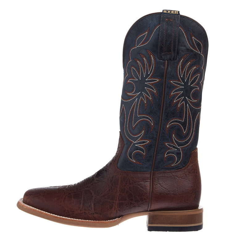 Hyer Boots Men's Burdett Brown Clay Cowhide Vamp 13