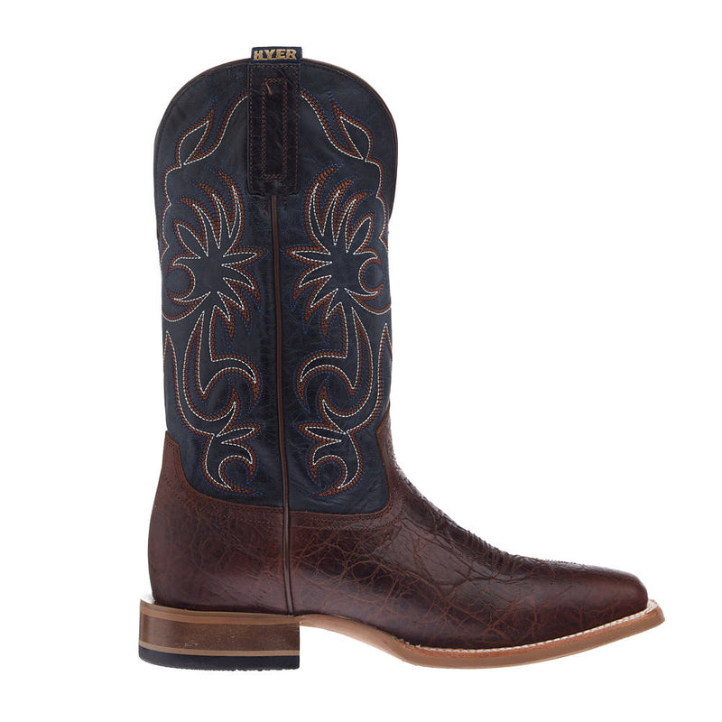 Hyer Boots Men's Burdett Brown Clay Cowhide Vamp 13