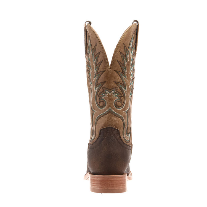 Hyer Boots Men's Kincaid Tobacco Shrunken Shoulder Vamp 13in Marble Tan Cowhide Top