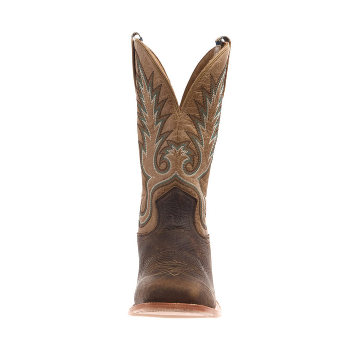Hyer Boots Men's Kincaid Tobacco Shrunken Shoulder Vamp 13in Marble Tan Cowhide Top