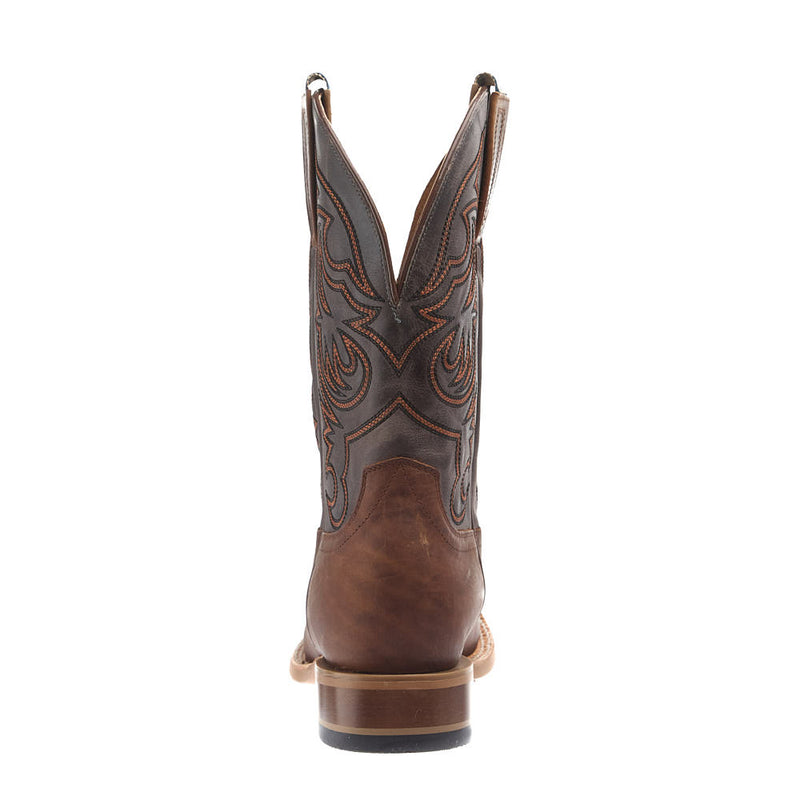 Hyer Boots Men's Bucklin Tan Crunch Cowhide Vamp 11in Light Coal Cowhide Top