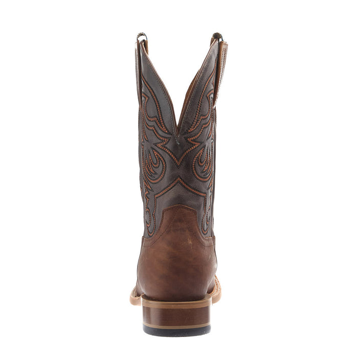 Hyer Boots Men's Bucklin Tan Crunch Cowhide Vamp 11in Light Coal Cowhide Top