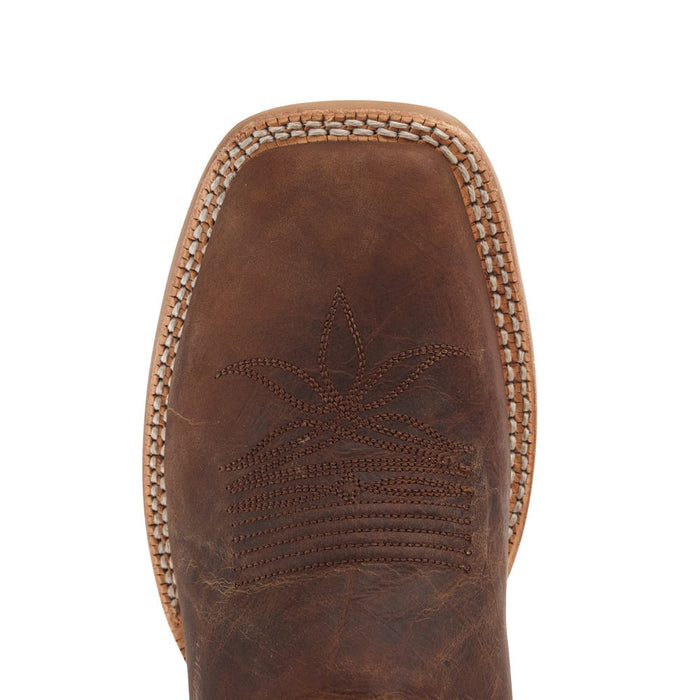 Hyer Boots Men's Bucklin Tan Crunch Cowhide Vamp 11in Light Coal Cowhide Top