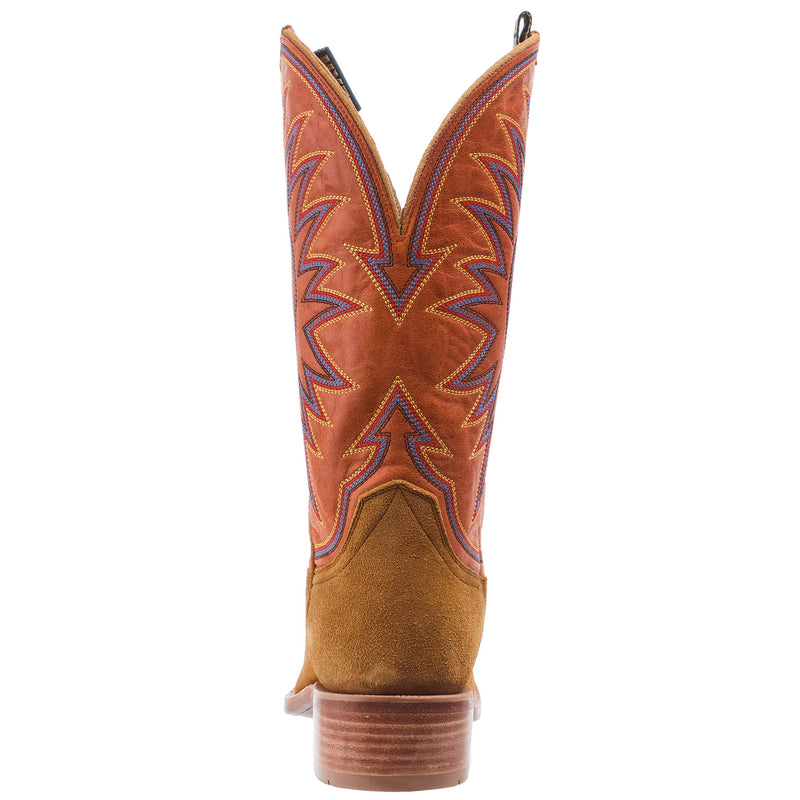 Hyer Boots Men`s Spearville 13In Tangerine Vintage Goat Top Cowboy Boot