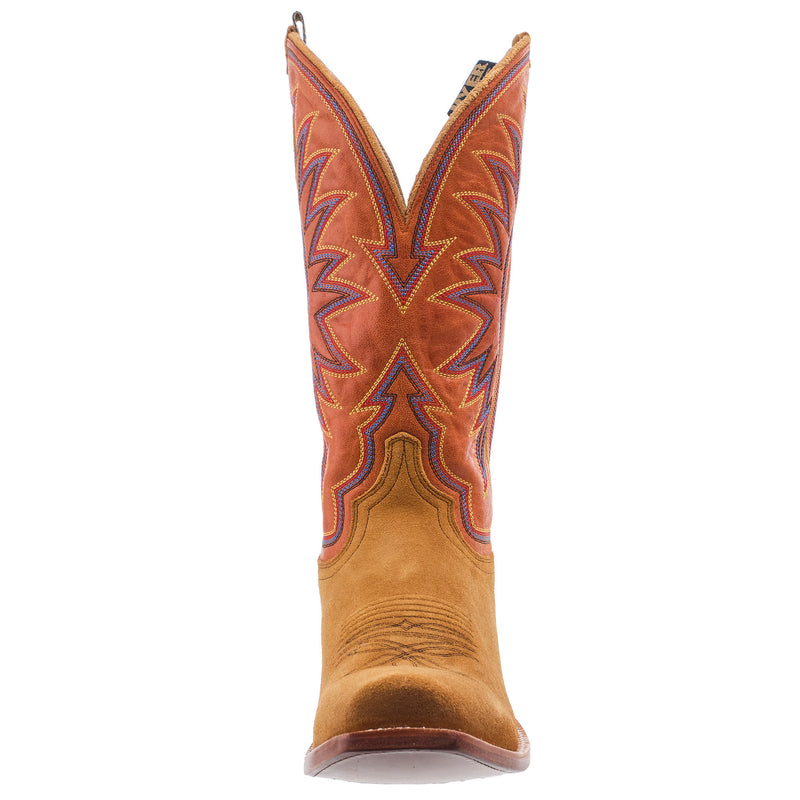 Hyer Boots Men`s Spearville 13In Tangerine Vintage Goat Top Cowboy Boot