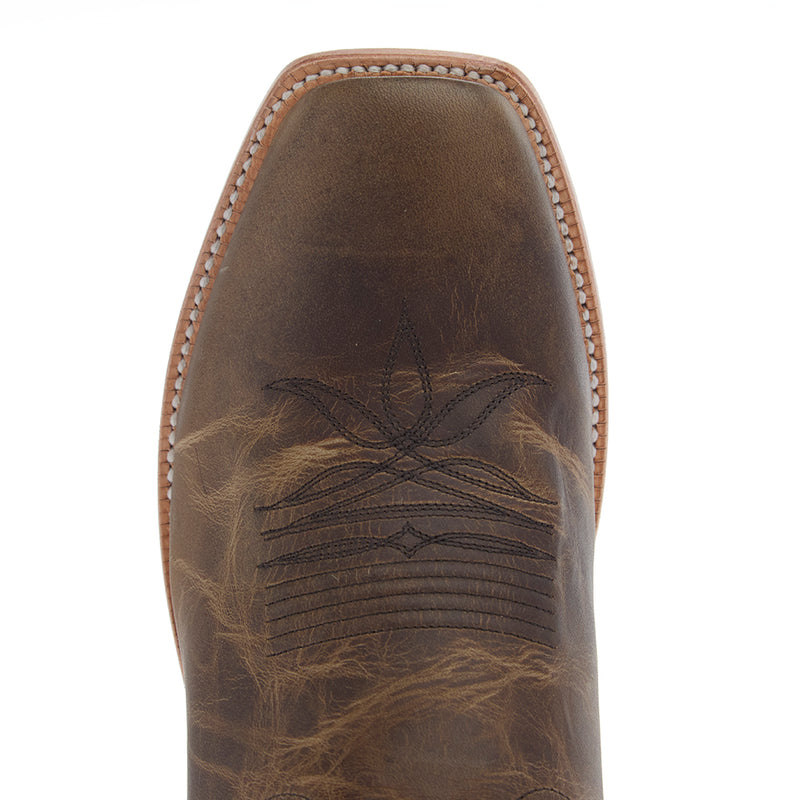 Hyer Boots Men`s Stafford Tan Crazy Vamp 13In Chocolate Top Boot