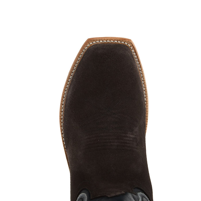 Hyer Boots Men's McCune Charcoal Roughout Vamp 13in Blue Lagoon Cowhide Top