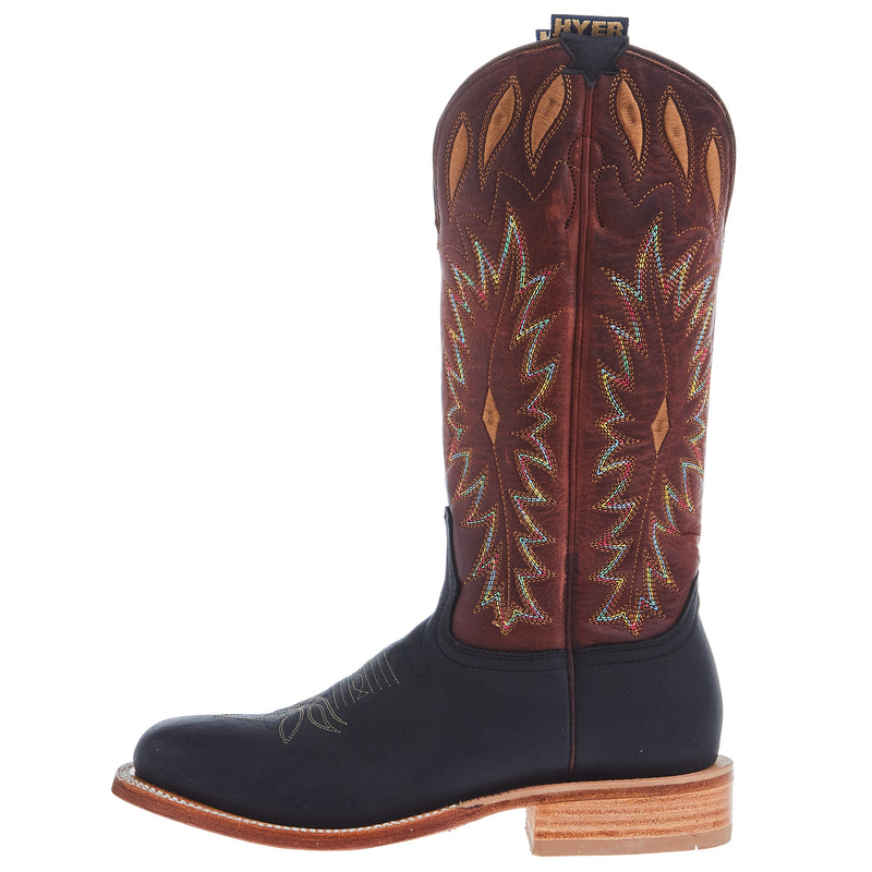 Hyer Boots Womens Cherryvale Dark Chocolate Vintage Camel 13 In Cognac Garrison Top Co