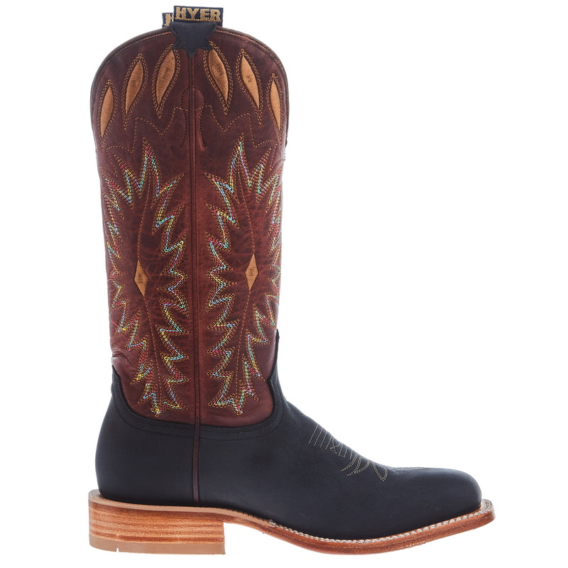 Hyer Boots Womens Cherryvale Dark Chocolate Vintage Camel 13 In Cognac Garrison Top Co
