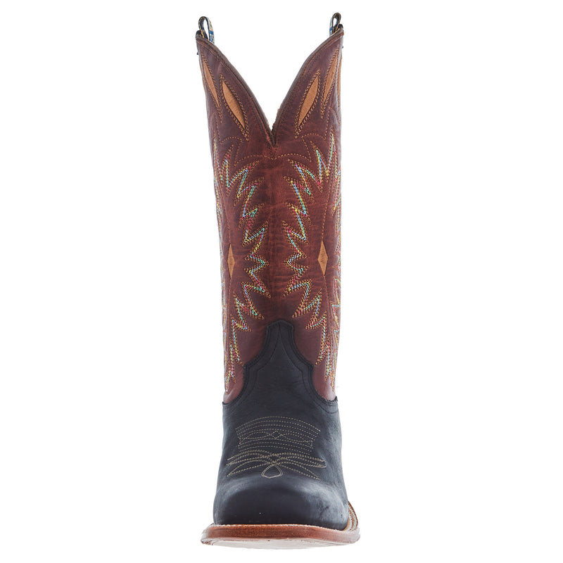 Hyer Boots Womens Cherryvale Dark Chocolate Vintage Camel 13 In Cognac Garrison Top Co