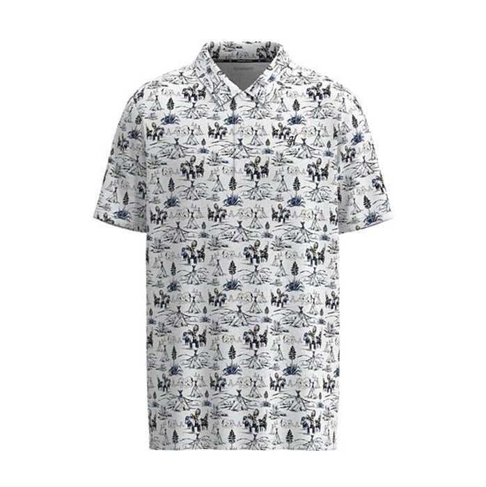 Hooey Mens Cowboy Golf Weekender Polo