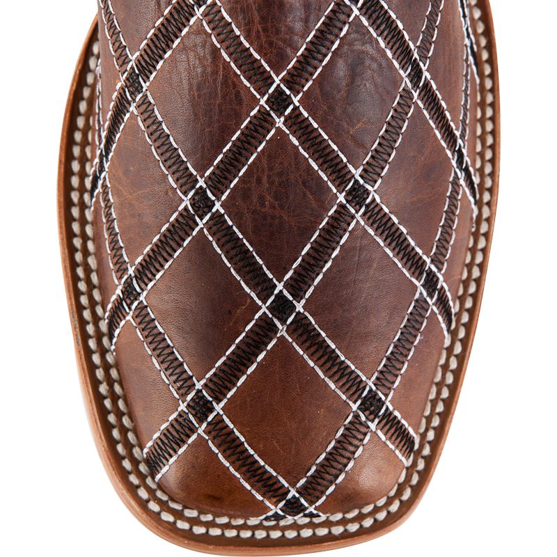 Horse Power Men's Sabotage Moka Patchwork Cowboy Boots