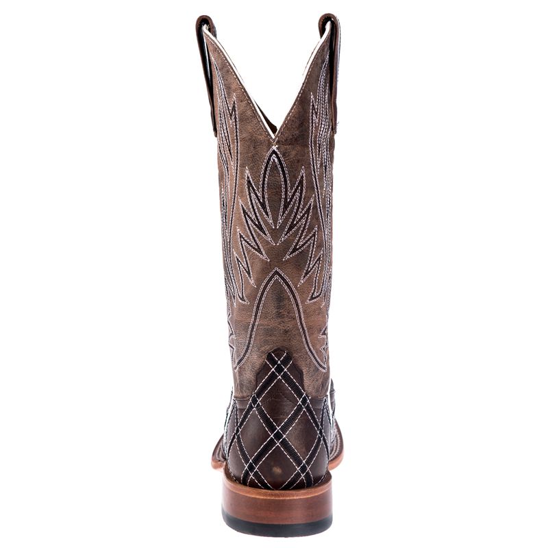 Horse Power Men's Sabotage Moka Patchwork Cowboy Boots