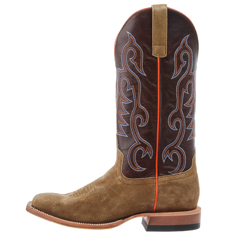 Horse Power Men's Camel Growler Roughout 13in. Chocolate Crush Top Boot