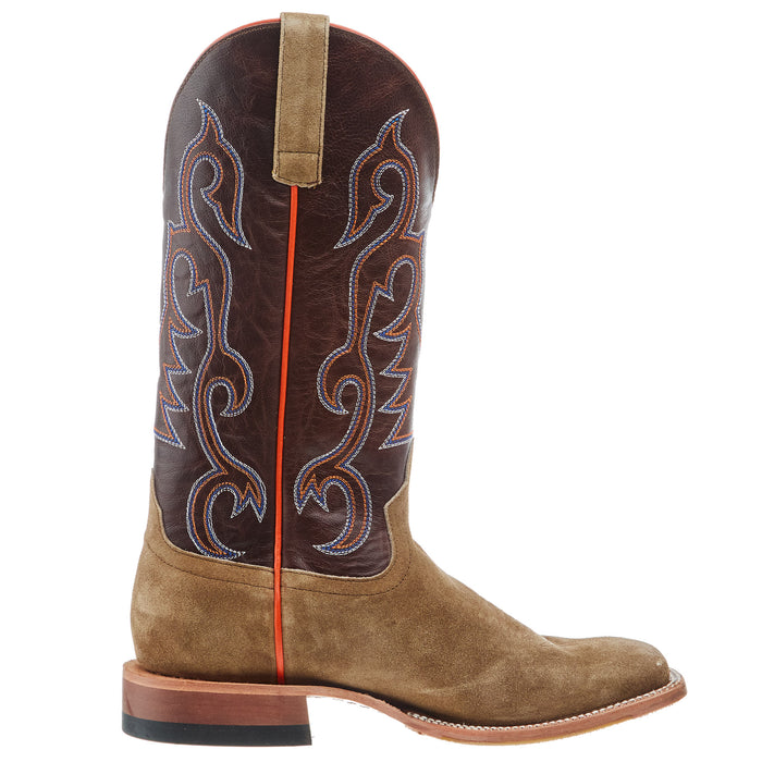 Horse Power Men's Camel Growler Roughout 13in. Chocolate Crush Top Boot