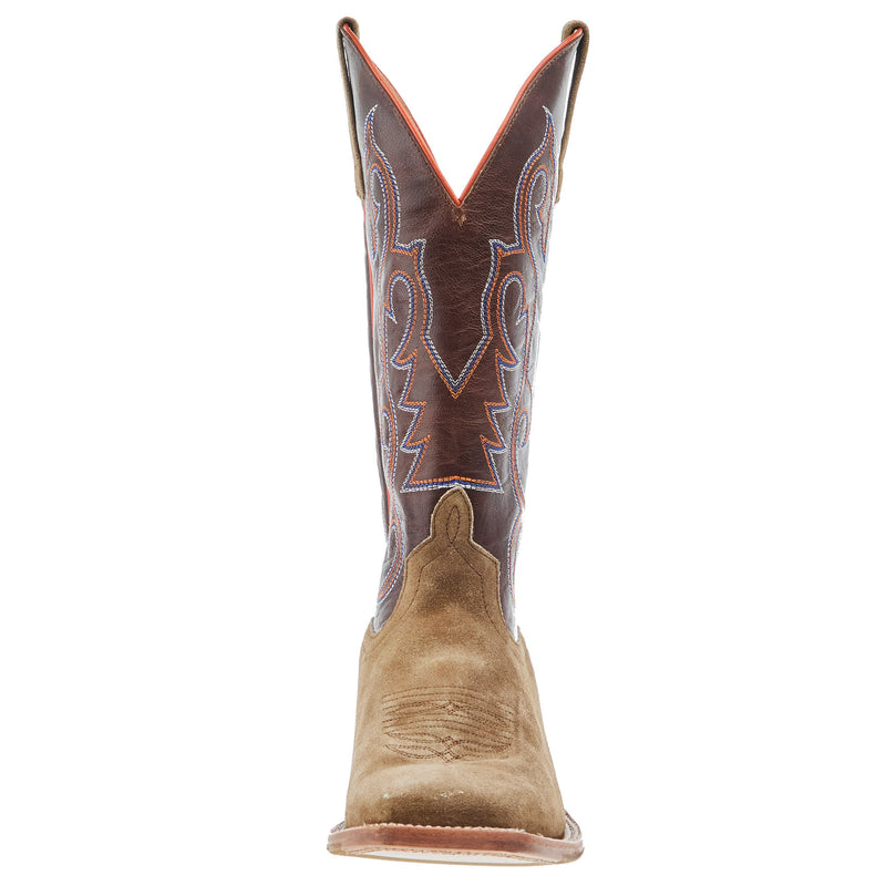 Horse Power Men's Camel Growler Roughout 13in. Chocolate Crush Top Boot