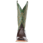 Horsepower Boots Men's Chocolate Caiman Print Cowboy Boot