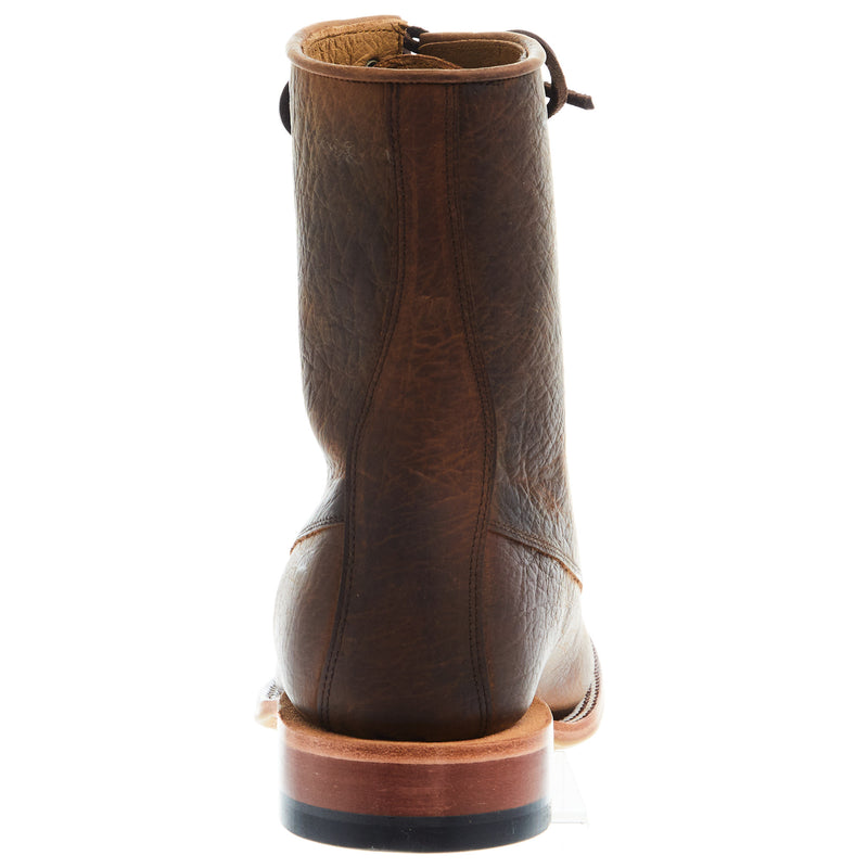 Horse Power Boots Mens Distressed Brown 7in Lace Up Boot