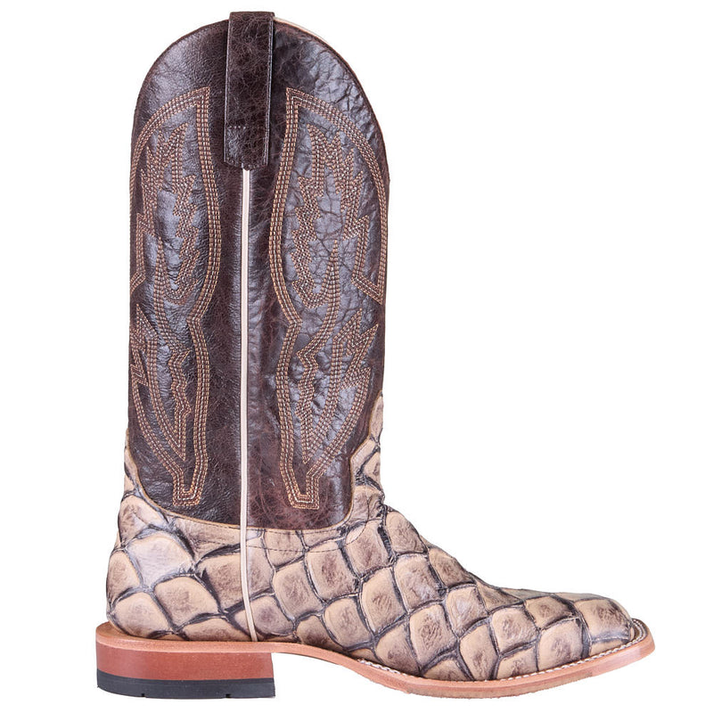 Horse Power Boots Men's Orix Filet Fo Fish Vamp 13in Cognac Brussels Top