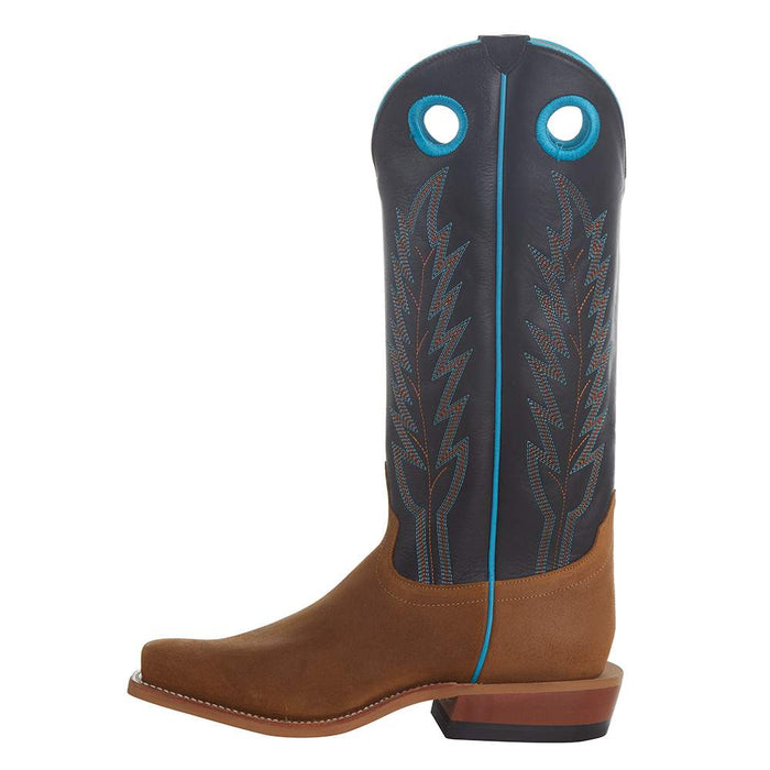Horsepower Boots Men`s Sawdust Roughout 15in. Black Marissa Top Cowboy Boot