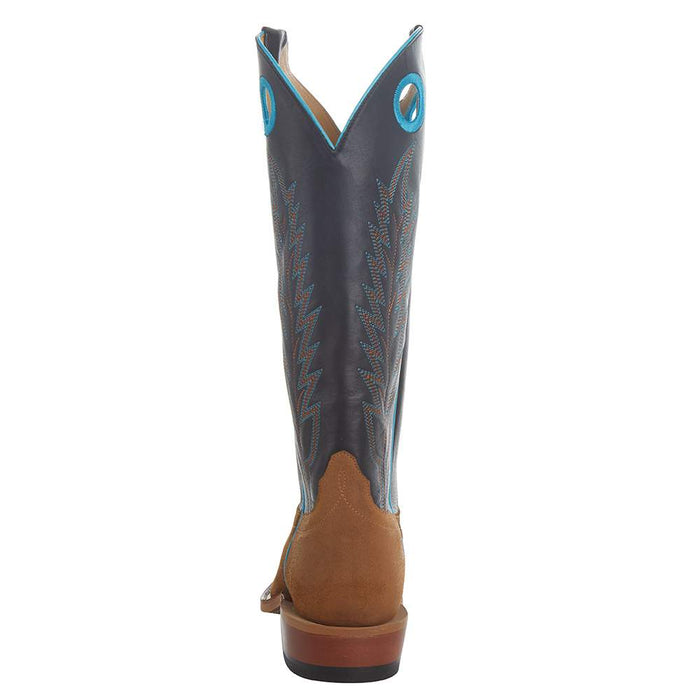 Horsepower Boots Men`s Sawdust Roughout 15in. Black Marissa Top Cowboy Boot
