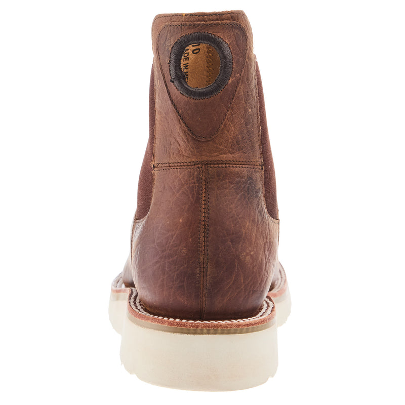 Horse Power Boots Men`s Distressed Bison 6In Swedge Casual
