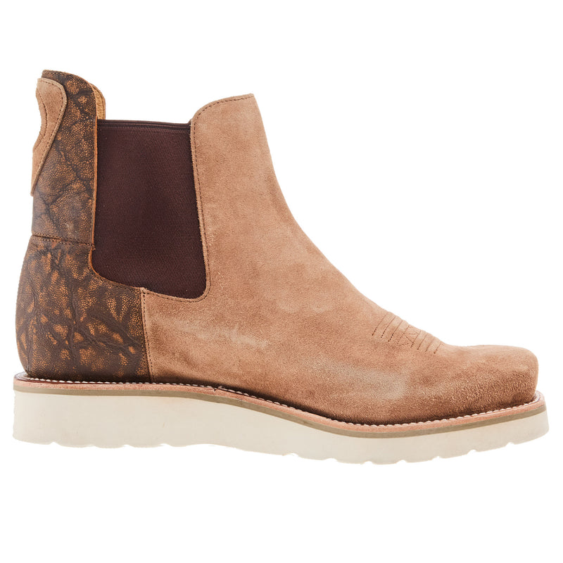 Horse Power Boots Men`s Tobacco Suede 6In Swedge Casual