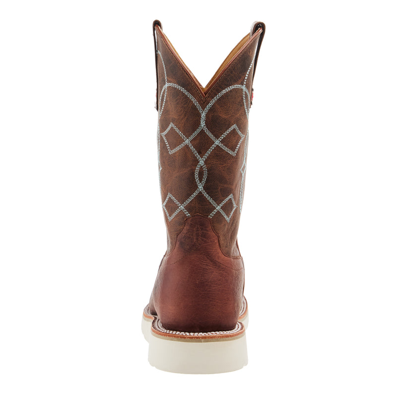 Horse Power Boots Men`s Swedge Cognac Distressed Vison Vamp Bone Mad Dog Top