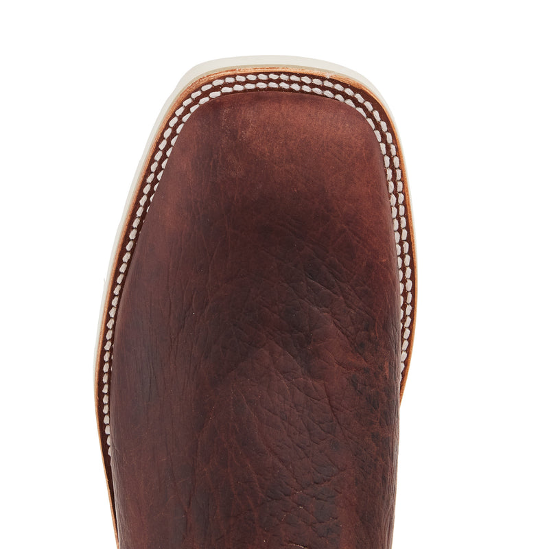 Horse Power Boots Men`s Swedge Cognac Distressed Vison Vamp Bone Mad Dog Top
