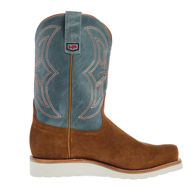 Horse Power Boots Mens Swedge Sawdust Roughout Vamp Grey Sinsation Top