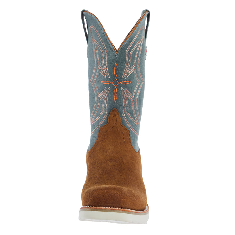 Horse Power Boots Mens Swedge Sawdust Roughout Vamp Grey Sinsation Top