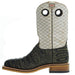 Horsepower Boots Men's Coco Vintage Caiman Print 12 In Top Steel Toe Work Boot