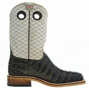 Horsepower Boots Men's Coco Vintage Caiman Print 12 In Top Steel Toe Work Boot