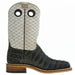 Horsepower Boots Men's Coco Vintage Caiman Print 12 In Top Steel Toe Work Boot