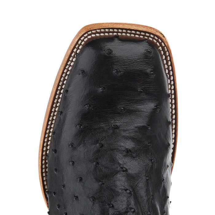 Horse Power Top Hand Men's Black Full Quill Ostrich 13in. Emerald Explosion Top