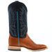 Horsepower Boots Mens Top Hand Cognac Smooth Ostrich Square Toe Boot