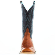 Horsepower Boots Mens Top Hand Cognac Smooth Ostrich Square Toe Boot