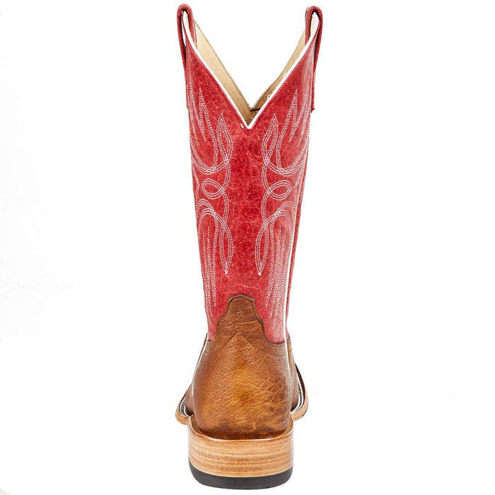 Horsepower Men's Horse Power Top Hand Kango Tobac Smooth Ostrich 13in. Red Top Boot