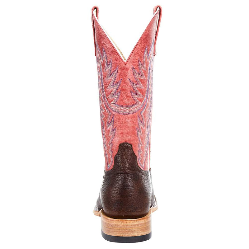 Horsepower Boots Men`s Brown Shrunken Shoulder 13` Red Sinsation Top Boot