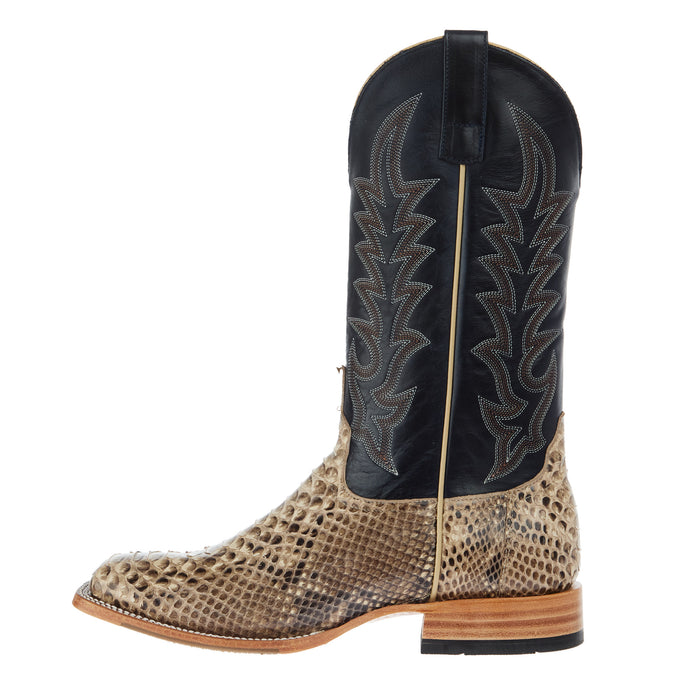 Horse Power Boots Boots Collection Men's Mink Snake 13In Blue Jeans Texas Top Boots