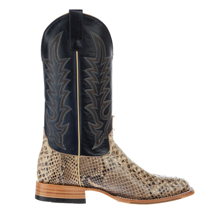 Horse Power Boots Boots Collection Men's Mink Snake 13In Blue Jeans Texas Top Boots