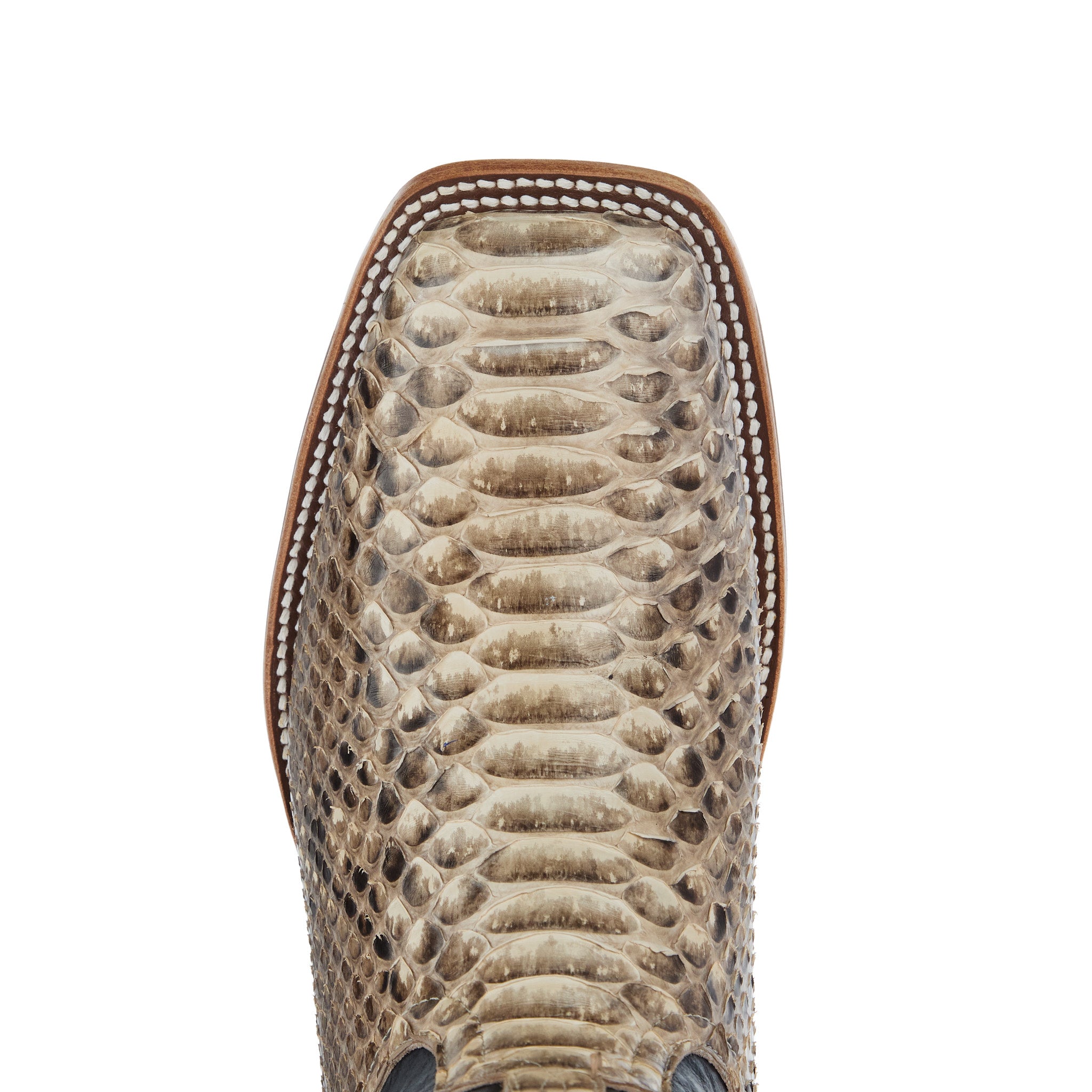 Horse Power Top Hand Men`s Mink Python 13In Blue Jeans Texas Top