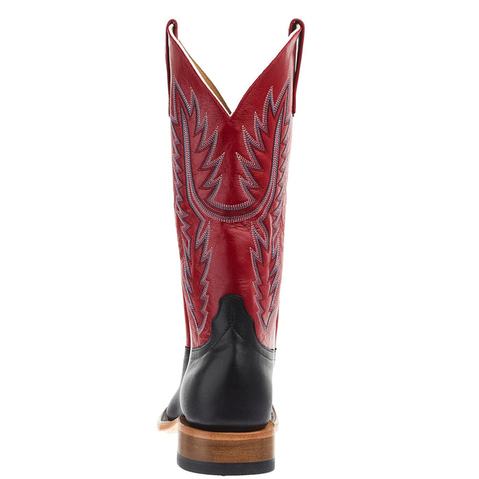 Horse Power Boots Men's Black Full Grain Vamp 13in Red Vitro Top