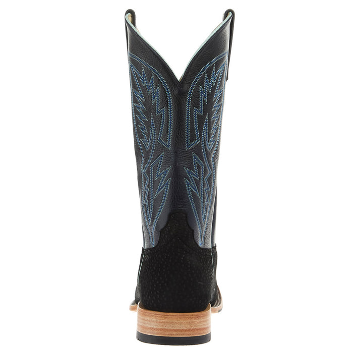 Horse Power Top Hand Men`s Black Carpincho Vamp 13in Blue Jeans New Orleans Top Boot