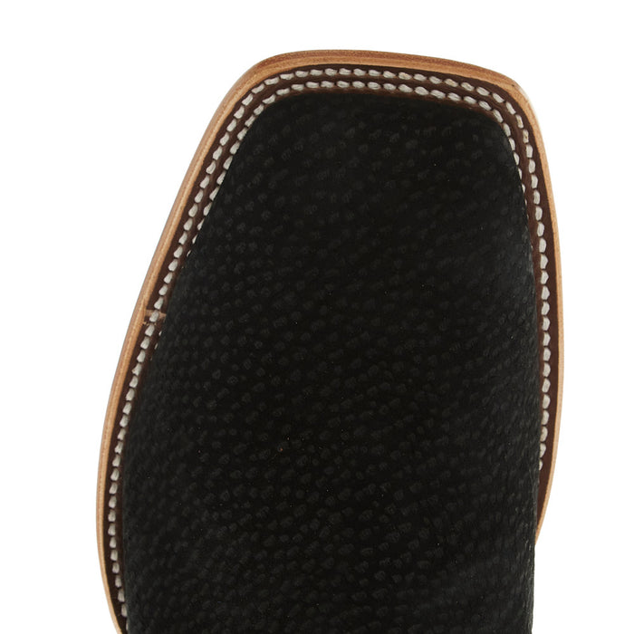 Horse Power Top Hand Men`s Black Carpincho Vamp 13in Blue Jeans New Orleans Top Boot