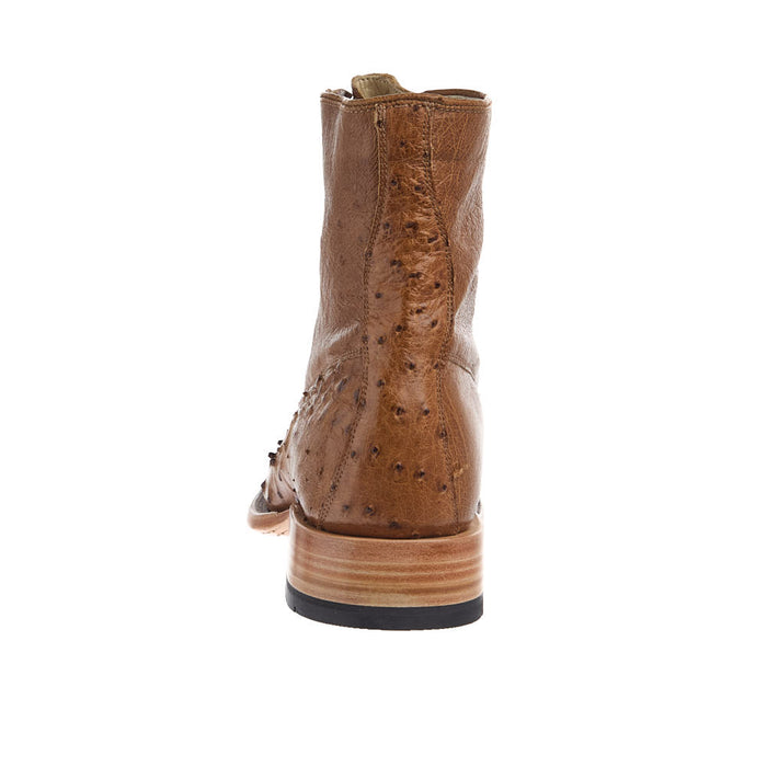 Horse Power Top Hand Men's Antique Saddle Full Quill 7in Lace Up Boot