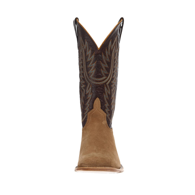 Horse Power Top Hand Men's Tan Crazy Roughout Vamp 13in Bone Explosion Top